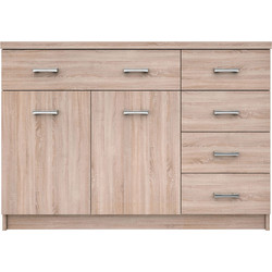 Μπουφές ΚΟΜ2D5S 120x33x85εκ Sonoma