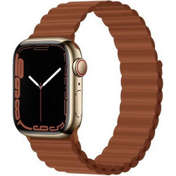 Λουράκι Devia Sport3 Silicone Magnet Apple Watch (38/ 40/ 41/ 42mm) Deluxe Καφέ N62154