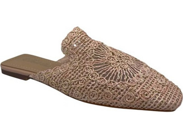 Elenross GS10175W-PIN Mule flat μοκασίνι - Ροζ