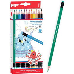 MP Erasable Ξυλομπογιές Σετ 12τμχ