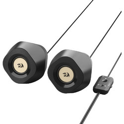 Redragon Kaidas GS590 Ηχεία Υπολογιστή 2.0 3W με Bluetooth & RGB Φωτισμό Black