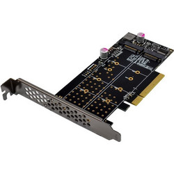 Powertech PCIe x8 to 2 x M.2 Key NVMe