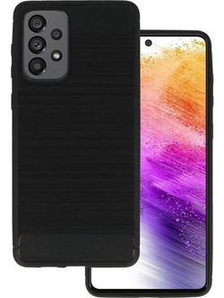 Powertech Carbon Back Cover Black (Galaxy A73 5G)