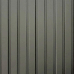 Estiatherm 3D Πάνελ τοίχου MDF Graphite matte 2800 x 121 x 18mm, No01PA.3771.726