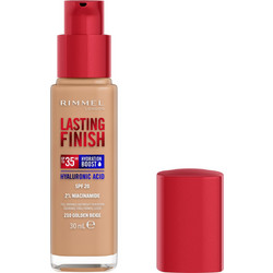 Rimmel Lasting Finish 25h Nude 210 Golden Beige Liquid Foundation 30ml