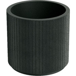 Iliadis Coro Round Κασπώ Πλαστικό Charcoal 40x40x36cm 40x40x36ek 784397