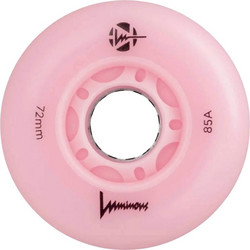 LUMINOUS Ροδάκια Led Flamingo 72χιλ./85A - Ροζ