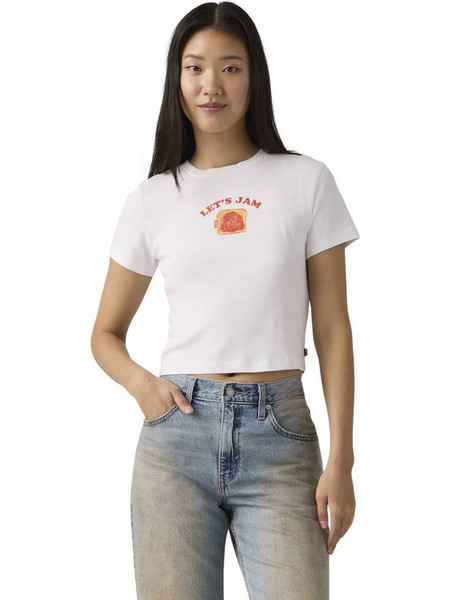 ΓΥΝΑΙΚΕΙΟ T-SHIRT LEVI'S GR ESSENTIAL SPORTY TEE - ΛΕΥΚΟ