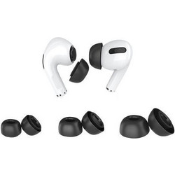 Eartips Σιλικόνης AhaStyle WG86-K Apple AirPods Pro 1 & 2 Μαύρο (3 ζεύγη) N66878