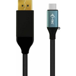 i-tec Braided USB 3.1 Cable USB-C male - DisplayPort Μπλε 1.5m (C31CBLDP60HZ)