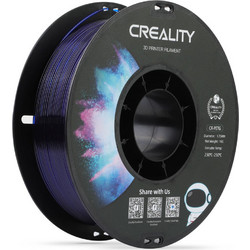Creality CR-PETG Transparent Blue 3D Printer Filament, Hard Glossy, Tensile Str. 49MPA, 1 kg