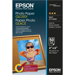 Φωτογραφικό Χαρτί EPSON Glossy 10x15cm 200 gr. 50 Φύλλα (C13S042547) (EPSS042547)