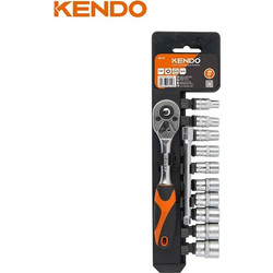 Kendo 16219 Σετ Καστάνιας 1/4" 12TMX