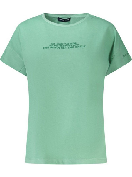 NORTH SAILS GREEN WOMEN'S SHORT SLEEVE T-SHIRT - 093515000_VE0418
