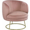 HomeMarkt Πολυθρόνα Βελούδινη Ροζ Arien HM8403.02 HomeMarkt Πολυθρόνα Βελούδινη Ροζ Arien HM8403.02