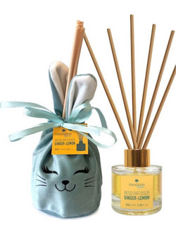 Messinian Spa Spread The Scent Διαχύτης καλαμιού Ginger-Lemon 100ml & Hair & Body Mist Ginger-Lemon 100ml