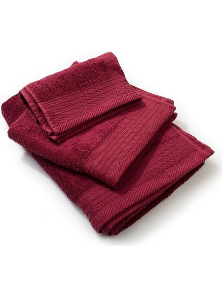 Πετσέτα Πενιέ 500 gr/m 80X150 Bordeaux 100% Cotton Dimcol