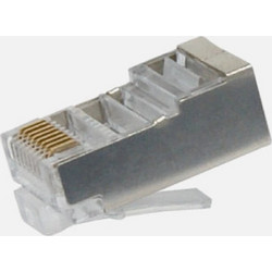 Φις Δικτύου RJ45 FTP Cat6 GBC 59.9600.20 10 τμχ - 8P8C, Επιχρύσωση 50μ & Στρογγυλό Καλώδιο