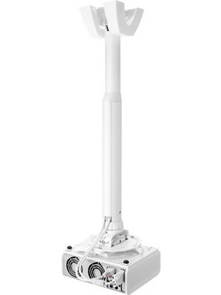 Vogel's Vogel's Βάση Projector Οροφής PPC-1540 με Μέγιστο Φορτίο 15kg Λευκή 27.35.0452