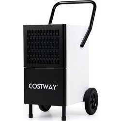Costway Επαγγελματικός Αφυγραντήρας 60 L/ημέρα για 200 τ.μ. με Αντλία και Σωλήνα Αποστράγγισης ES10637DE-BK