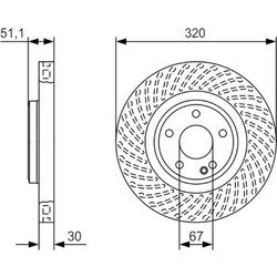 Bosch Δισκόπλακα - 0 986 479 A59
