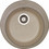 Sanitec Classic 316 Επικαθήμενος Νεροχύτης Στρογγυλός Γρανίτη Ματ Granite Sand 48cm