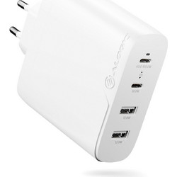 Alogic 2x USB / 2x USB Type-C Wall Adapter White 100W Power Delivery