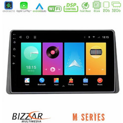Bizzar M Series Android16 Renault Arkana 2019 Ηχοσύστημα Αυτοκινήτου με Οθόνη Αφής 10" & GPS
