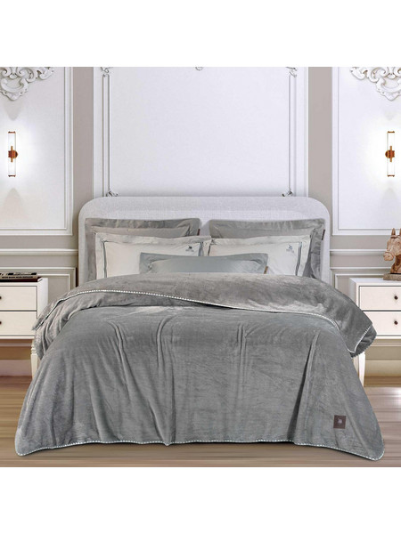 Greenwich Polo Club Κουβερτα Fleece 220X240 Essential 4439 Grey Grey