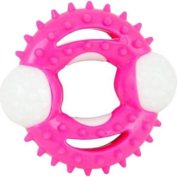 Παιχνίδι Σκύλου Akinu Dental Ring Strong Nylon 10cm Ροζ