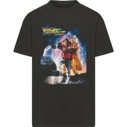Back to the Future II Poster Oversize Tee black