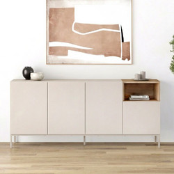 Μπουφές Cailin Megapap χρώμα sandstone - sepet oak 180x41,8x80εκ