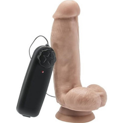 Toyjoy Get Real 6" Remote with Balls Ρεαλιστικός Δονητής για Ζευγάρια με Τηλεχειριστήριο 15cm Flesh