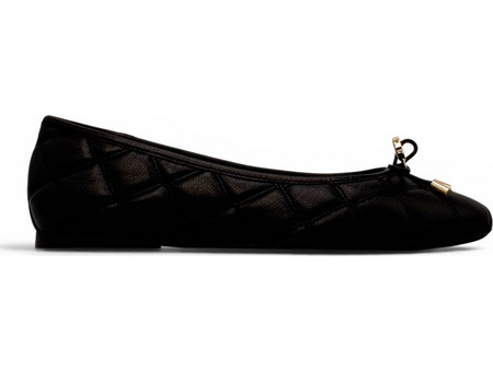 Tommy Hilfiger - Th Charm Quilted - Μαύρη Μπαλαρίνα (FW0FW09503-BDS)