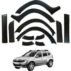 Πλαϊνά Φτερά Τροχών Για Dacia Duster 2010-2017 & Τριμ Πόρτας Σετ 12 Τεμαχίων