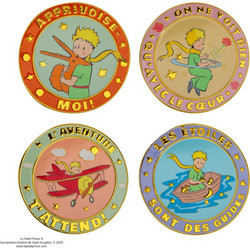 Le Petit Prince Set of 4 Ceramic Coasters - CR4161