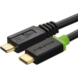 CABLETIME καλώδιο USB-C σε micro USB CT-U32-CMMCBG, 2A, 480Mbps, 1m, μαύρο