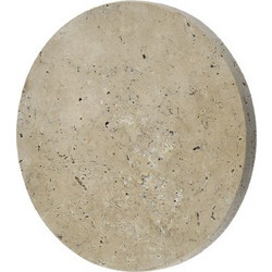 InLight Επιτοίχιο φωτιστικό γκρι από travertine marble LED 6.5W D:25cm 43068-A