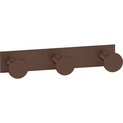Sanco Bath Robe Hook & Door Stop Τριπλό Άγκιστρο Wenge ανάγλυφο 00683-Α75