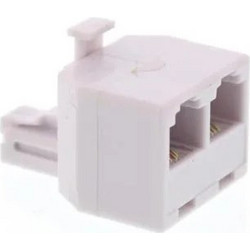 Adaptor Rj11-6P4C 1αρσενικό/2θηλυκά (Παράλληλα)