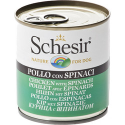 Schesir Nature for Dog Chicken & Spinach 285gr