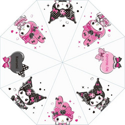 Ομπρέλα Kuromi + My Melody