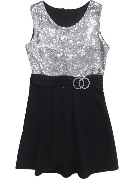Φόρεμα Αμάνικο Black Sliver
