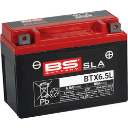 BS Μπαταρία Μοτοσυκλέτας BTX65L 85A 6.8Ah