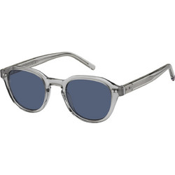 Tommy Hilfiger TH1970/S KB7/KU Γυαλιά Ηλίου Στρογγυλά Κοκάλινα Διαφανή με Μπλε Polarized Φακό