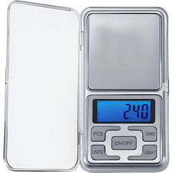 Ζυγαριά Mini Kos-17002 Stainless Steel Scale 0.01 To 1000g Pcs Counting Backlit Screen Silver Ασημί