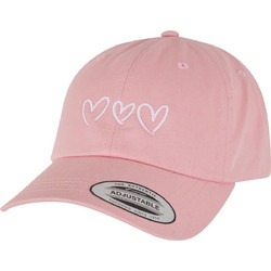 Miss Tee Heart Shapes Dad Cap Καπέλο Ροζ