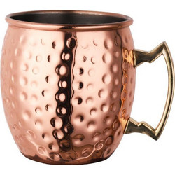 Χάλκινο Σφυρήλατο κύπελλο Moscow Mule 480ml