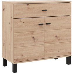 ΚΟΜΟΤΑ-ΜΠΟΥΦΕΣ ALMOND 77 2K1F2V ARTISAN OAK ΧΡΩΜΑ 77x35x78εκ