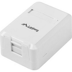 Lanberg Empty Surface Mount Box for Keystone 1port (OK1-0001-W)
